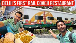 Delhi’s First Rail Coach Restaurant near New Delhi Railway Station