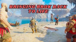 Bringing Brok back to life God of War Ragnarok