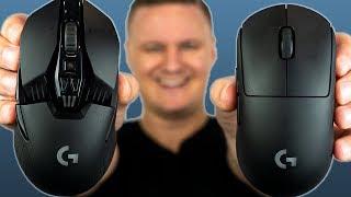 Logitech G Pro vs Logitech G903 Wireless Mouse 