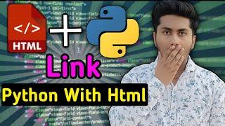 Link Python With HTML | Python Script in Html