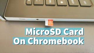 How to install and format MicroSD Card on Chromebook