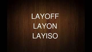 How to use LAYOFF, LAYON, LAYISO in CAD