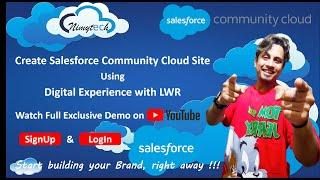 Create Salesforce Community Cloud Site | Digital Experience | LWR - Watch Full Demo !!!