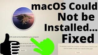 [100%] macOS Could Not Be installed on Your computer fixed on MacBook Pro Air/ iMac: Big Sur