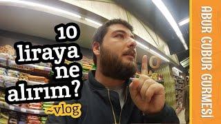 10 Liraya Ne Kadar Abur Cubur Alırım? | Abur Cubur Gurmesi Vlog