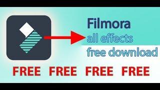 How to filmora all effects free download in one time...{hindi/urdu}