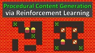 PCGRL: Procedural Content Generation via Reinforcement Learning (Paper Explained)