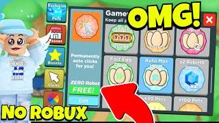 How YOU Can Get GAMEPASSES With ZERO Robux...In Clicker Simulator! (Roblox)