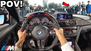 TERRORIZING THE PUBLIC In A Straight Piped BMW M4 F82! [LOUD EXHAUST POV]