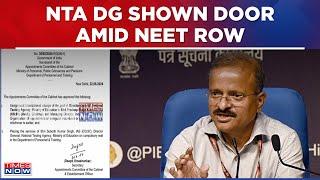 Centre Removes Subodh Kumar Singh As NTA DG Amid 'Paper Leak' Controversies | NEET | Entrance Exam