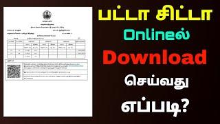 how to get patta chitta online in tamilnadu | Download Patta Chitta | Tricky World