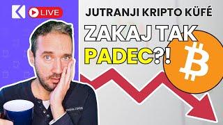 Kriptovalute: Bo Bitcoin nadaljeval s PADANJEM? - Jutranji Kripto Küfé LIVE