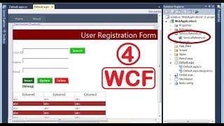 WCF Tutorial Step by Step. Delete Data From SQL Using WCF in asp.net c#