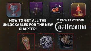 Castlevania Unlockables in Dead By Daylight! How to get the Wall Chicken Charm! Twitch Drops!