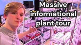 Massive informational plant tour