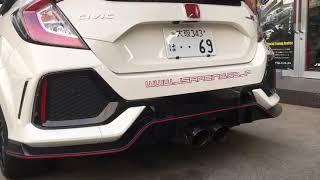 J'S RACING exhaust for FK8 (prototype)