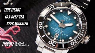 The Tissot Seastar 2000 Professional is a deep-sea spec monster