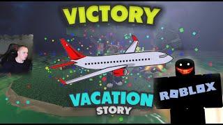 Roblox  Vacation Story  Прохождение игры Роблокс Каникулы Рассказ  Все концовки