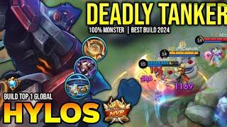 HYLOS BEST BUILD 2024 | BUILD TOP GLOBAL HYLOS GAMEPLAY | MOBILE LEGENDS