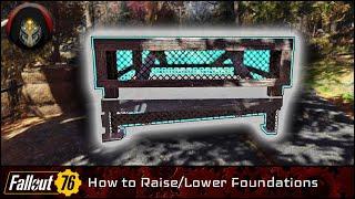 FALLOUT 76 | How To Smoothly Raise & Lower Foundations [PC/Xbox/PlayStation]