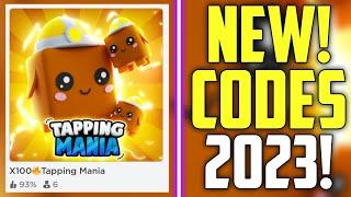 FUTURE CODES!! | *NEW* ROBLOX TAPPING MANIA CODES 2023! (X100)