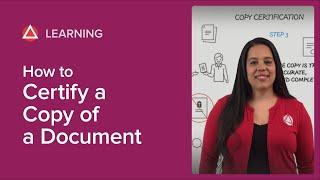 How to Certify a Copy of a Document