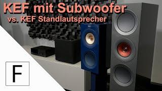 Subwoofer oder Standlautsprecher? KEF R3 Meta mit Sub vs. KEF R7 Meta!