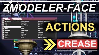 ZBrush - ZModeler Polygon(Actions) - "Crease"