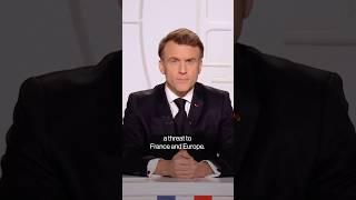 Macron Says Russia Will Be Threat to Europe for Years to Come