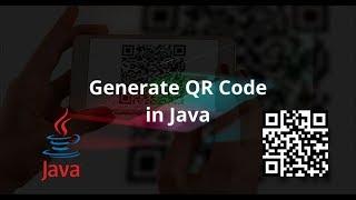 Generating QR code using Java | HINDI