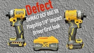 Dewalt DCF860 New Flagship 1/4" Impact Driver Shocking Defect