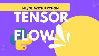 TensorFlow for ML/DL with Python #rlanguagestatistics #python