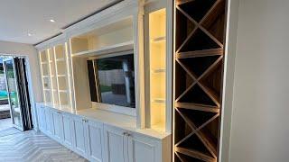 Bespoke Media wall - TopBuild Carpentry