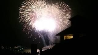 Cowes week 2015 fireworks finale