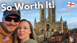 Americans TRAVELING through LINCOLNSHIRE England || Driving - Historical (UK Vlog)