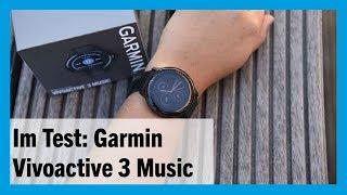 Im Test: Garmin Smartwatch Vivoactive 3 Music (2018, deutsch)