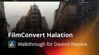 FilmConvert Nitrate Halation DaVinci Resolve Tutorial