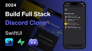 FULL STACK Discord Clone with SwiftUI, Supabase, User Auth, and Database Functions & Triggers