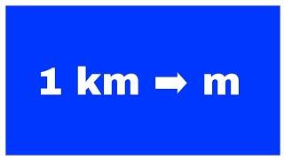Cuántos METROS tiene 1 KILÓMETRO | Kilómetros  metros