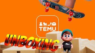 Fingerboarding on a budget!? Check this out! #temu unboxing!