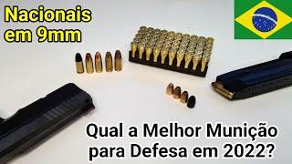 Qual a Melhor Munição 9mm em 2022 para Defesa?? Comparando as Nacionais + Opinião