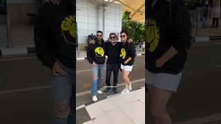 सैयामी ग्रुप पिक्चर देती एयरपोर्ट पर आई नज़र #saiyamikher #ghoomar #balki #angadbedi #airportlook