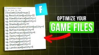 Fortnite Config OPTIMIZATION GUIDE to BOOST FPS (Best Game User Settings)