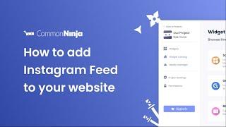 How to add an Instagram Feed to your website