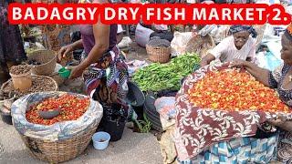 Badagry Fish Market | Lagos Nigeria | UNEDITED MARKET VLOG | Current Cost Of Foodstuffs PART 2