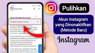 Cara Mengembalikan Akun Instagram yang Dinonaktifkan || Proses Baru 2025