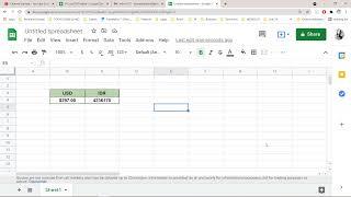 How To Convert Currencies In Google Sheets