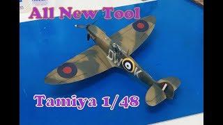 Building the Brand new Tamiya 1/48 Spitfire MK 1 step by step  New tool