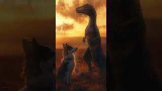 When Dinosaurs Meet Modern Animals: Mind-Blowing AI Fusions! #shorts #hybrids #ai