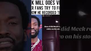 Meek Mill goes viral after fans try to figure out how he recorded this #shorts #reels